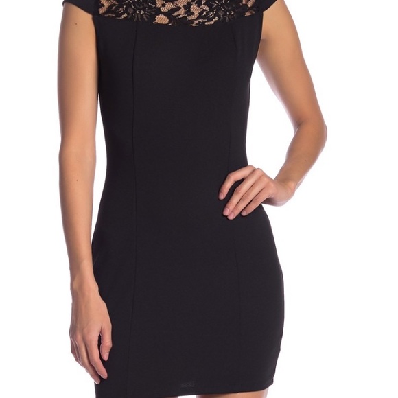 LBD with lace sleeves - Picture 3 of 3